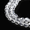 Electroplate Transparent Glass Beads Strands EGLA-A035-T4mm-A19-3