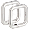 925 Sterling Silver Spring Gate Rings STER-BBC0009-25-7