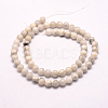 Natural Howlite Beads Strands G-E380-08-4mm-2