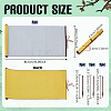 1Pc Polyester & Plastic & Alloy Chinese Calligraphy Brush Water Writing Magic Cloth AJEW-PH0008-93C-2