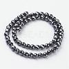 Non-Magnetic Synthetic Hematite Beads Strands HEMA-8D-1-2