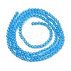 Glass Beads Strands EGLA-E057-02B-21-2