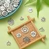 100Pcs 10 Styles Tibetan Style Alloy Charms TIBEP-CJ0002-34-5