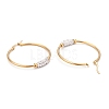 304 Stainless Steel Hoop Earrings EJEW-O096-12C-G-2