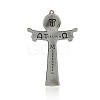 Lead Free & Nickel Free Tibetan Style Crucifix Cross Alloy Big Pendants PALLOY-J564-23AS-FF-2