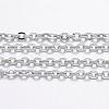Tarnish Resistant 304 Stainless Steel Cable Chains CHS-H017-02P-10M-1