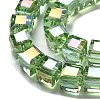 Electroplate Glass Beads Strands EGLA-H108-01A-AB03-3