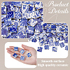 500G 5 Styles Handmade Porcelain Cabochons PORC-SP0001-21-5
