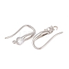Rack Plating Brass Cubic Zirconia Earring Hooks KK-S374-05P-05-2