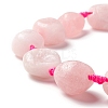 Natural Rose Quartz Beads Strands G-B024-06-3
