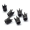 10Pcs Rack Plating Brass Cubic Zirconia Beads ZIRC-TA0001-19-1