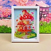 Mushroom House DIY Photo Frame Diamond Painting Kit PW-WG45554-06-1