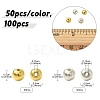 100Pcs 2 Colors Alloy Beads FIND-YW0004-05-3