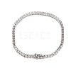 Brass Micro Pave Clear Cubic Zirconia Bracelets for Women BJEW-M047-03P-4