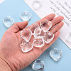 Transparent Acrylic Pendants TACR-T024-03B-205-5