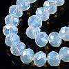 Electroplate Glass Beads Strands EGLA-A034-J1mm-A04-2