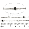 304 Stainless Steel Enamel Link Chains AJEW-Z028-09P-04-2
