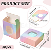 Rainbow Color Cardboard Paper Gift Boxes CON-WH0086-057-2