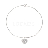 Brass with ABS Imitation Pearl Charm Bangles BJEW-Q350-05C-P-1