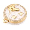 Alloy Enamel Pendants X1-ENAM-T021-03F-2
