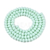 Opaque Solid Color Imitation Jade Glass Beads Strands LS-EGLA-A044-P3mm-D14-3