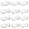 30Pcs 3 Styles Rectangle Silicone Retainer Buckle Holder Watchbands Retaining Hoop Replacement Watch Strap Clasp FIND-CN0002-39B-7