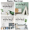 PVC Wall Stickers DIY-WH0228-017-3