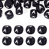 20Pcs Food Grade Eco-Friendly Silicone Beads SIL-TADJ0001-04A-1