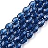 Transparent Glass Beads Strands EGLA-N013-T6mm-D28-1