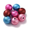 Rack Plating Spray Painted Brass Beads KK-S406-10B-1