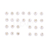 500Pcs Plating Acrylic Beads PACR-YW0001-07-1