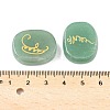 16Pcs 16 Styles Natural Green Aventurine Display Decorations G-F786-02A-05-3