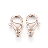 Ion Plating(IP) 304 Stainless Steel Lobster Claw Clasps X-STAS-H353-F-02RG-2