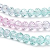 Transparent Painted Glass Beads Strands LS-DGLA-A034-T3mm-A10-4