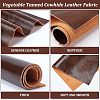 Vegetable Tanned Cowhide Leather Fabric DIY-WH0030-10-4