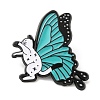 Cat with Butterfly Wing Enamel Pins JEWB-I026-03D-1