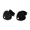 304 Stainless Steel Stud Earring Findings Ion Plating(IP) STAS-I183-05A-EB-2