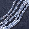 Electroplate Glass Beads Strands EGLA-A044-T2mm-B19-1