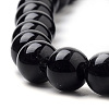 Natural Black Onyx Beads Strands G-S259-19-6mm-3
