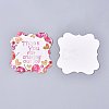 Floral Pattern Paper Gift Tags CDIS-K002-E01-2