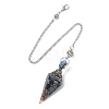 Resin Cone Pointed Dowsing Pendulums GG-CBA040B-03P-3
