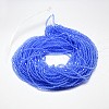 Imitate Austrian Crystal Bicone Glass Beads Strands GLAA-F029-5x5mm-09-3