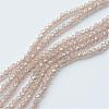 Electroplate Glass Beads Strands EGLA-R048-3mm-33-1
