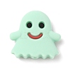 Ghost Food Grade Silicone Beads SIL-WH0002-77B-1