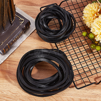 Flat Cowhide Leather Cord WL-GF0001-10A-02-1