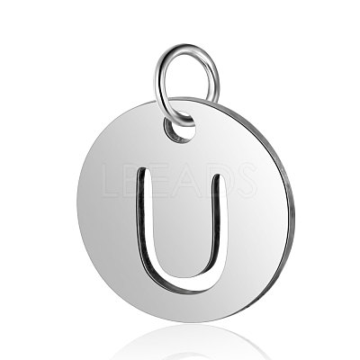 Non-Tarnish 304 Stainless Steel Charms A-STAS-S105-T514S-U-1