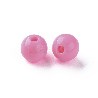 Opaque Acrylic Beads X-MACR-S370-C8mm-A02-1