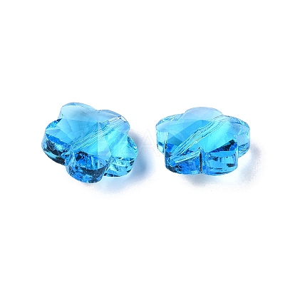 Transparent Glass Beads X-GLAA-Q066-14mm-C09-1