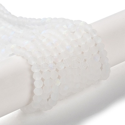 Transparent Glass Beads Strands EGLA-A044-T6mm-MB19-1