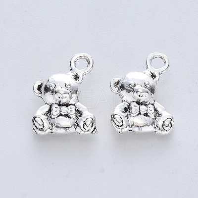 Tibetan Style Alloy Pendants TIBE-R316-046AS-RS-1